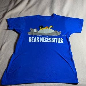 Disney Bear Necessities Graphic Tee Blue Size S